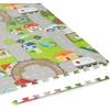 Rebel Mata Edukacinis kilimėlis vaikams, dėlionė 120 x 120 cm, automobiliukai