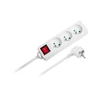 Rebel elektros tinklo ilgintuvas 3 lizdų 3m - 3x1.5mm su jungikliu