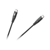 REBEL USB C - USB C kabelis 1m Juodas