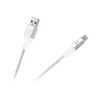 REBEL USB - micro USB kabelis 1m Baltas