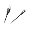 REBEL USB - micro USB kabelis 2m Juodas