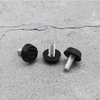 Oem Reguliuojama kojelė baldams - M8 22x18mm - juoda - baldų kojelė su poveržle