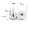 Oem Reguliuojama kojelė baldams - M8 27x20mm - sidabrinė - baldų kojelė su poveržle