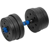 Reguliuojami bituminiai hanteliai su jungtimi 2x10kg, REBEL ACTIVE