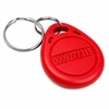RFID raktų pakabukas 125KHz raudonas NFC bekontaktis unikalus domofonas x10 vnt