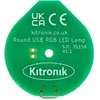 RGB LED juosta 5xUSB 5V šviesos diodai - su šablono pasirinkimu - apvali - Kitronik 35158