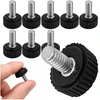 Rievota rankenėlė M4x10mm - rankenėlė, bakelito galvutės varžtas