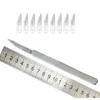 Oem Rinkinys - chirurginiai peiliai - 10 vnt - 11 tipo skalpelis - skalpelio rankena