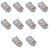 Oem RJ45 kištukas 8P8C - Antgalis 10 vnt, - Interneto LAN RJ-45 kištukas