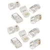 Oem RJ45 kištukas 8P8C - Antgalis 10 vnt, - Interneto LAN RJ-45 kištukas