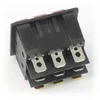 Oem Rocker jungiklis, trigubas RS203-6C3R - 250V/16A - raudonas