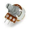 Oem Rotacinis linijinis potenciometras su jungikliu 1kΩ 1/8W 5vnt