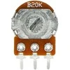 Oem Rotacinis potenciometras 20kOhm tiesinis 1/5W B20K - 5 vnt