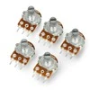 Oem Rotacinis potenciometras 250kOhm tiesinis 1/5W B250K - 5 vnt