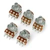 Oem Rotacinis potenciometras 2x 500kΩ linijinis 1/8W - 5 vnt