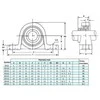 Oem Savaime išsilyginantis guolis aliuminio korpuse - KP000 - 10mm - veleno atrama