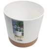 Oem Savaime laistantis gėlių vazonas – 14.5 cm – baltas – su
