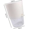 Oem Savaime laistantis gėlių vazonas – 14.5 cm – baltas – su