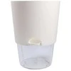 Oem Savaime laistantis gėlių vazonas – 14.5 cm – baltas – su