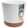 Oem Savaime laistantis gėlių vazonas – 14.5 cm – baltas – su