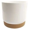 Oem Savaime laistantis gėlių vazonas – 14.5 cm – baltas – su
