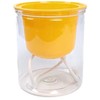 Oem Savaime laistantis gėlių vazonas – 14.5 cm – baltas – su