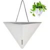 Oem Savaime laistantis gėlių vazonas – 14.5 cm – baltas – su