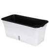 Oem Savaime laistantis gėlių vazonas – 14.5 cm – baltas – su