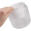 Oem Savaime laistantis gėlių vazonas – 14.5 cm – baltas – su
