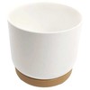 Oem Savaime laistantis gėlių vazonas – 14.5 cm – baltas – su