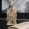Senas laikrodžio bokštas - laikrodžio bokštas - mechaninis modelis surinkimui - fanera - 44 elementai - Ugearsmodels
