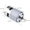 Oem Šepetinis variklis 775 - su nupjauta ašimi - DC 12V