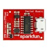Serial Basic, keitiklis USB-UART CH340G, microUSB prievadas, SparkFun DEV-14050
