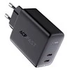 Sieninis įkroviklis Acefast A9, 2x USB-C, PD 40W (Juoda)