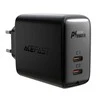 Sieninis įkroviklis Acefast A9, 2x USB-C, PD 40W (Juoda)