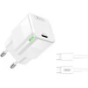 Sieninis įkroviklis XO CE06, 30W, USB-C, su kabeliu UBS-C