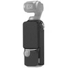 Silikono dangtelio dėklo rinkinys su dirželiu PULUZ, skirtas DJI OSMO Pocket 3 (juodas)