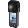 PULUZ silicone lens cover for Insta360 X4 / X5 (juodas)