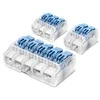 Simet Greitų jungčių komplektas su svirtimi SCL COMBO 1 - 4mm 32A/450V - Ideali Greita jungtis - 30 vnt.