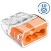 Simet SCP3 B10 plug-in greitoji jungtis - 3 takeliai 4mm 32A/450V - Perfect Quick connector - 10 vnt.