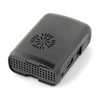 Simple Dėklas skirtas Raspberry Pi Model 3B+/3B/2B - juodas su ventiliatoriumi