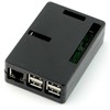 Simple Dėklas skirtas Raspberry Pi Modeliui 3B+/3B/2B - Cube juodas