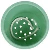 SIMPLE savaime laistomas gėlių vazonas 8 cm - mėlynas plastikinis gėlių uždangalas