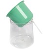 SIMPLE savaime laistomas gėlių vazonas 8 cm - mėlynas plastikinis gėlių uždangalas