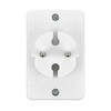 Skirstytuvas 3 plokšti lizdai AC 230V 2.5A - Vorel 72401 - baltas