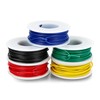 Skirtingų spalvų 22AWG vielos ričių rinkinys - 5 vnt - justPi
