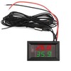 Oem Skydinis termometras su zondu – DC 4-28V – 55 ~ + 120°C – Du kanalai – Raudona/Žalia