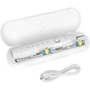 Sonic dantų šepetėlis TEESA SONIC 2 baltas, 5 veikimo režimai, kelioninis dėklas, USB C tipo jungtis