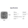 Sonoff SNZB-02D Zigbee 3.0 temperatūros ir drėgmės sensorius su LCD ekranu
