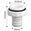 Grąžtas Oem Sriegio jungtis, 23 mm sriegis ant 16 mm kištuko - Greita jungtis - Žarnos adapteris - osmosas